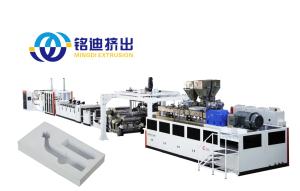 China PMMA PC GPPS PP Sheet Board Extrusion Machine 500-750kg/h SIEMENS Control factory