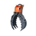 Manufacturer High Efficiency Excavator Hydraulic Steel Roc / Log Grab Hydraulic