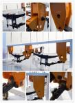 2 Axle 90MM Mechanical Semi Trailer Suspension Greaseless Powdered Metal 1300MM