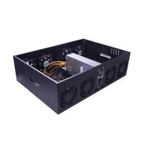 China 68mm Slots Crypto Mining Frame 4 Fans Support For ETH / ZEC factory