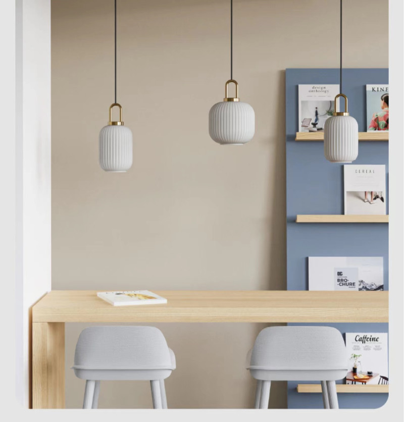 Mid century pendant light retro design glass lampRestaurant Hotel Simple Decorative Light(WH-AP-602)