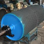 Flexible Conveyor Rubber Lagging Pulley Diamond Lagging For Mining