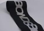 Double Sided 100% Cotton Elastic Band Printed Silicone Logo For Garments