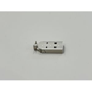 USB 2.0 AM Connector Two-Piece Shell 24.7mm | Electrical Cable Terminal Assembly
