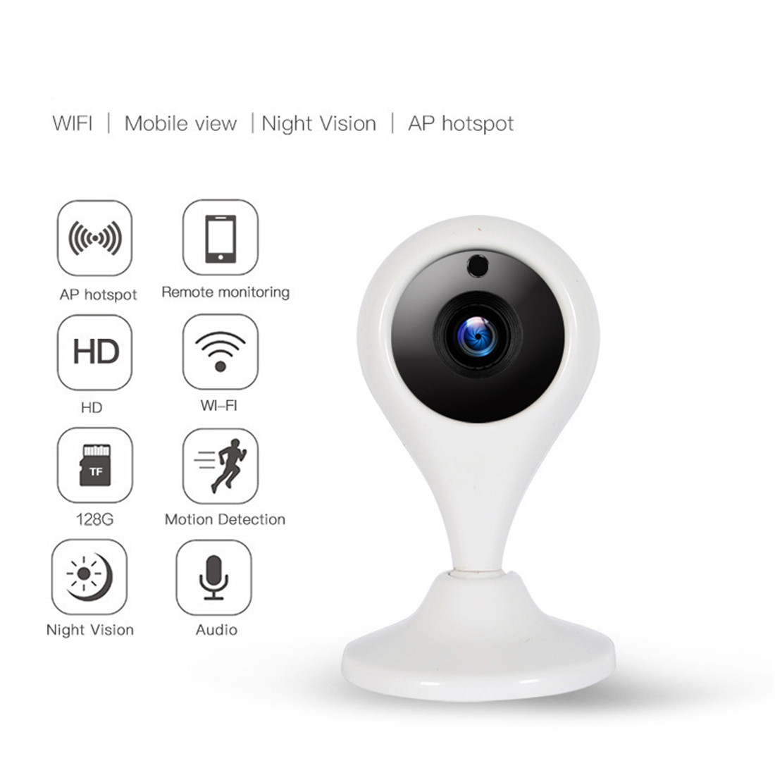 Indoor Wifi 1080P Tuya Mini Smart Camera(AK8027)