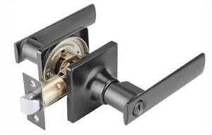 China Tubular Lever Lock Changeable Square Corner 25x57mm Faceplate Yale Keyway factory