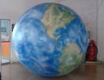 0.18mm Pvc Attactive Inflatable Earth Balloon For Advertising , Advertising