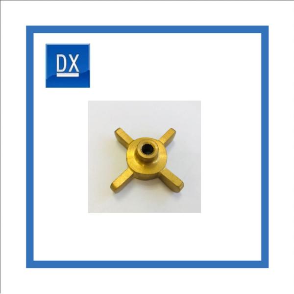 China CuZn39Pb1 Copper alloy die casting Power coating for Mechanical parts factory