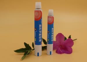 China Squeezable Aluminum Cosmetic Tubes , CFDA ISO Approved Mini Squeeze Tubes factory