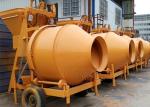 Mobile One Bagger Concrete Mixer , Electric Plastic Concrete And Mortar Mixer