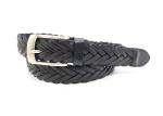 Genuine Leather Woven Braided Belt For Men Casual Jeans