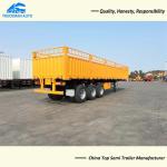 3 Axle 20FT & 40FT 60 Tons Container Side Wall Semi Trailer