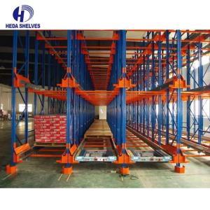 China Storage Shuttle Racking System 2500mm 2300mm Heavy Duty Industrial Racking factory