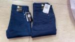 4 Buttons Ladies High Waisted Skinny Jeans Dark Blue 85% Cotton 13% Polyester