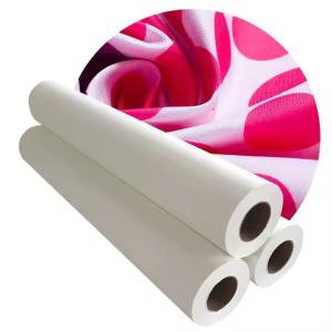 China A4 Size Sublimation Paper For Garment White 100gsm Transfer Paper In Roll For Sublimation Printing factory