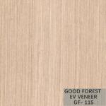 Hotel Decoration Engineered Oak Veneer Crown Cut Grain Grey Color