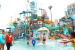Commercial Medium Water House Aqua Playground Platform With Water Slide for