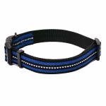 Double Bands Soft Nylon Dog Collar Reflective Pet Collar Customized Dog Collar