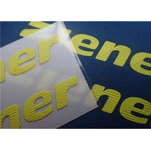 Special Surface Light Yellow Brand Heat Transfer Labels For Garment
