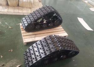 China 600kg Load Bearing 255mm Wide Rubber Track System For Tractor factory