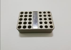 China 30 Sites Sample Metal Test Tube Display Rack 384 Plate Cooperate With Cooling Core factory