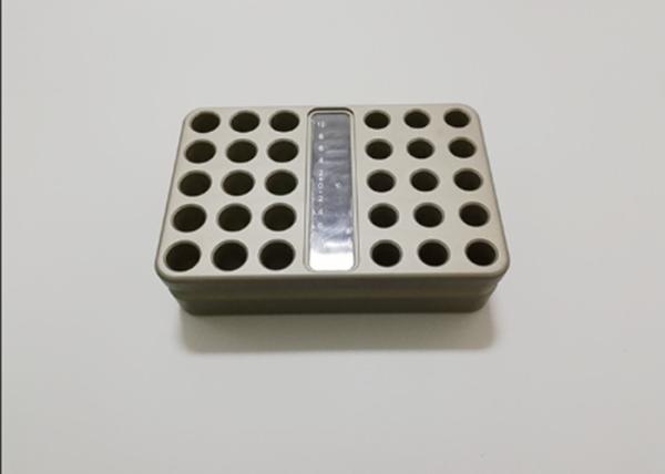 30 Sites Sample Metal Test Tube Display Rack 384 Plate Cooperate With Cooling