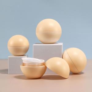 China 50g Egg Shaped Plastic Baby Cream Container for Skincare Products ABS Material factory