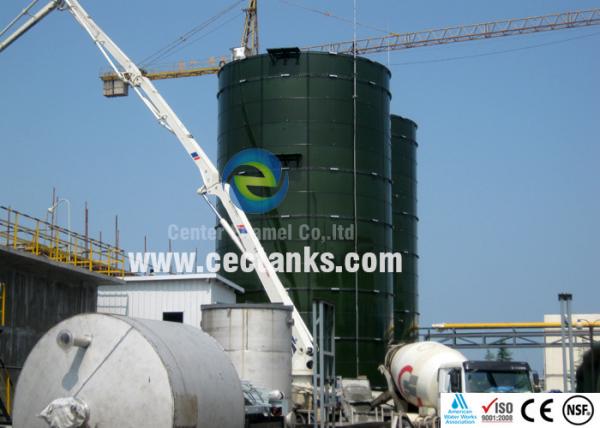 China Sludge holding tank , 10000 gallon steel water tank sludge anaerobic digestion factory