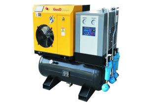 China Combined Rotary Twin Screw Compressor 7.5HP factory