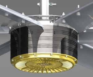 China 24FT Ventilation Cooling Down Extra Large HVLS Fans factory