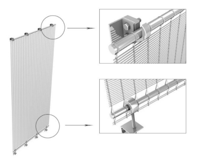  SS304 Decorative Metal Mesh Screen Divider