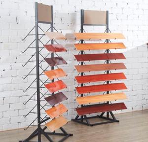 China Practical Showroom Display Racks / Stone Tile Display Units For Advertising factory