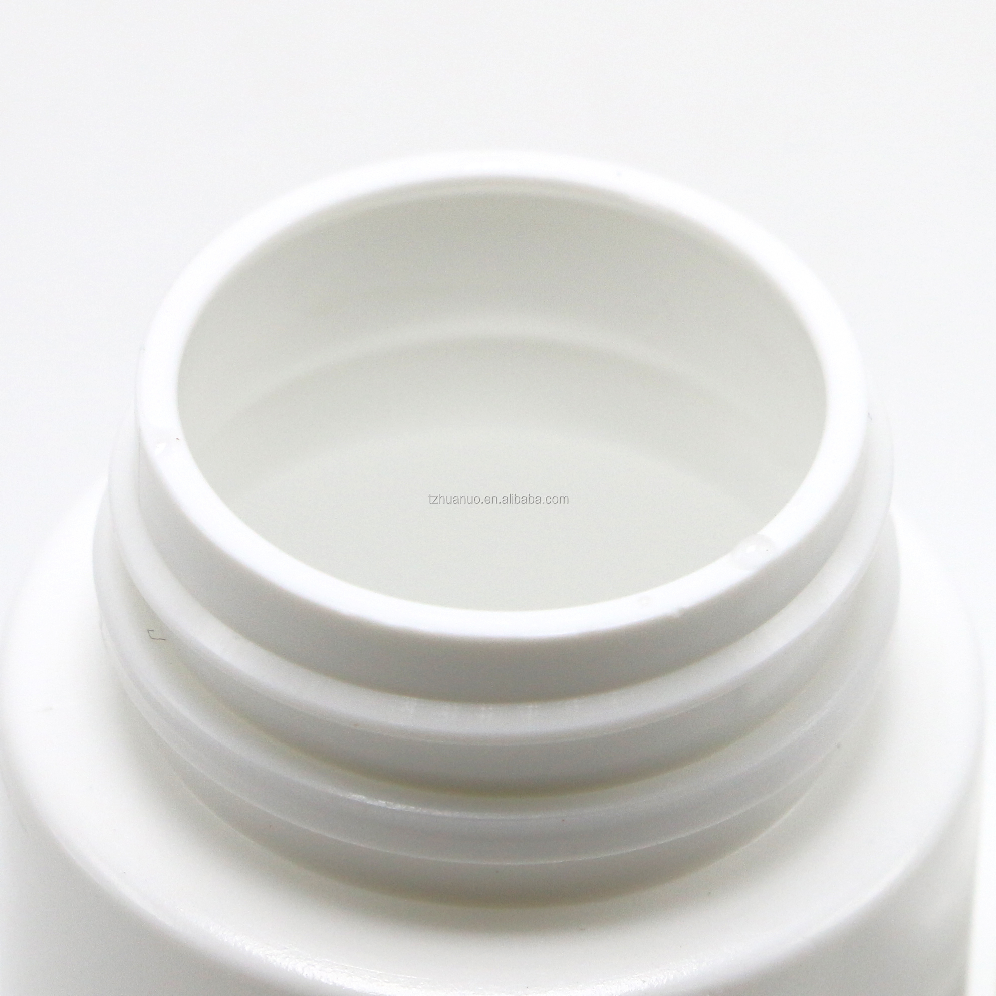 30ml HDPE Portable White Plastic Powder Medicine Pill Tablet Bottles Container with Child Safety Cap