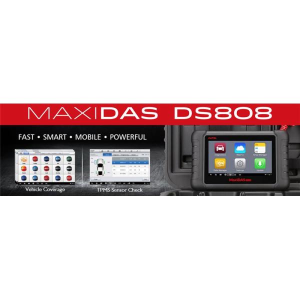 Autel Maxidas DS808 OBD2 Diagnostic Tool Upgrad of DS708 with Full set OBDI Adapters automotive Scanner Same Function as