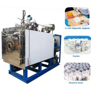 China 10M2 CIP SIP Pharma Vacuum Freeze Drying Machine Factory Industrial Pharmaceutical Lyophilizer factory