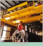 China's high quality and low price 20 ton garbage grab bridge double beam crane,