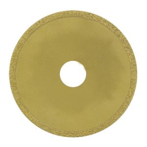 China Vacuum Brazed Segmented 4 inch 105*1.4*20mm Diamond Saw Blade for Dry Cutting Metal Granite factory