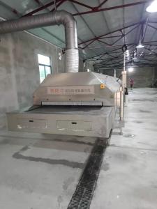 China Liquid Nitrogen Fast Freezing Mesh Belt Continuous Cryogenic Line For Metal factory