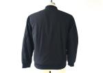 Fashion Mens Polyester Bomber Jacket Black Color XS S M L XL XXL Size TWS8274
