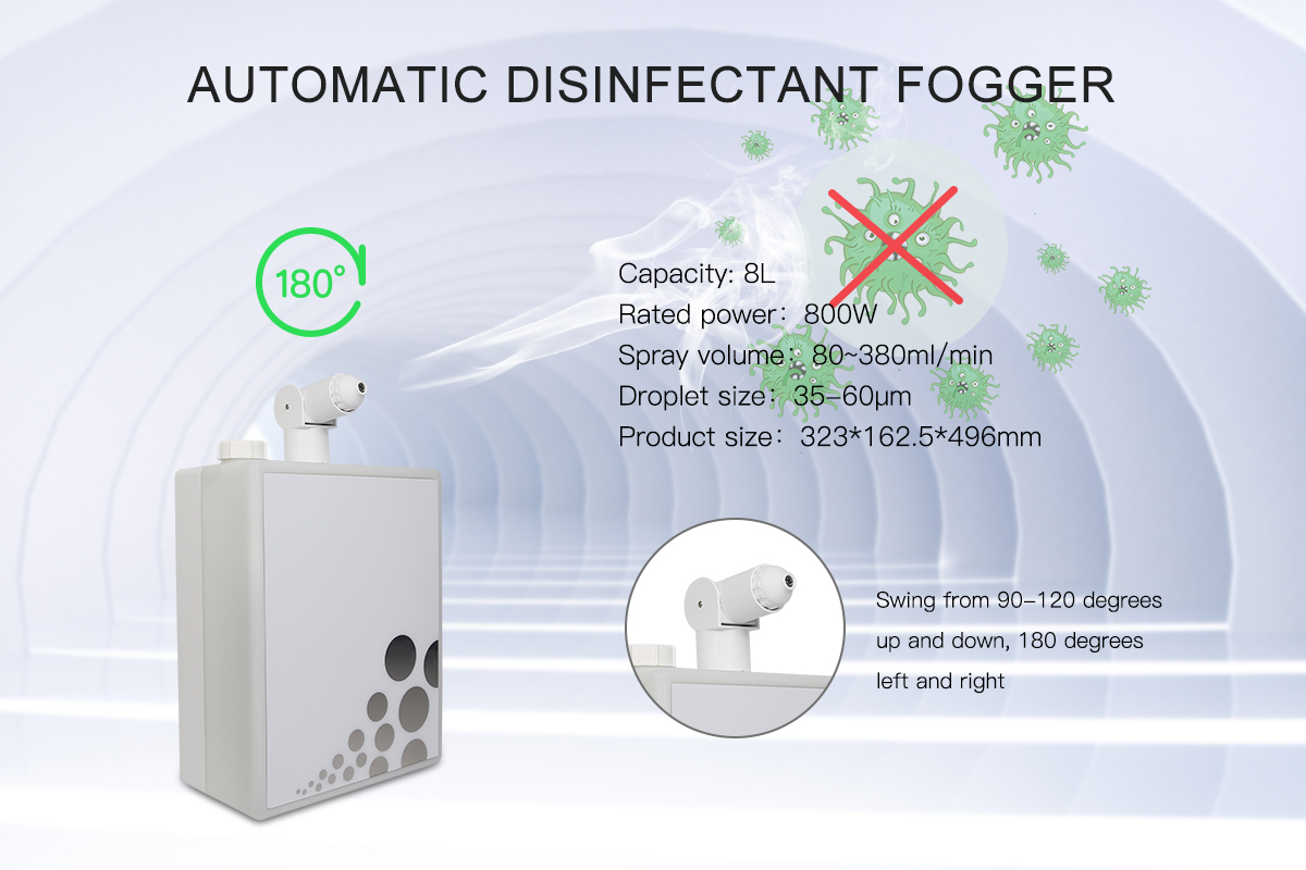 Bluetooth APP Timed Smart Garden Fogger Machine Disinfection Sprayer 8L