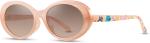 KIDS SUNGLASS 63210 PLASTIC OVAL DESIGN COLORFUL LENS GIRL CUTE GLASSES