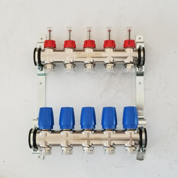 Stainless Steel Underfloor Heating Manifold for HVAC Systems Floor Heating