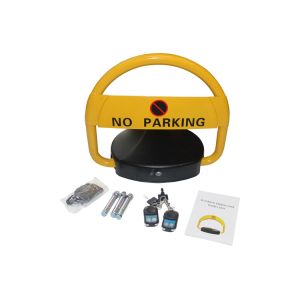 China Dry Battery Rechargeable Parking Lock App Control 390mm Rising DC6V on sale