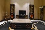 Slate Coffee Table Marble Chess Table Modern Glossy Furniture Table Stone Coffee