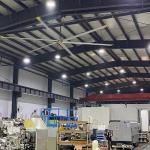 0.40KW High Speed High Volume Large HVLS Fans For Gym Mall