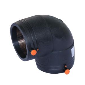 China Gas HDPE Electrofusion Pipe Fitting 90 Degree Elbow Smooth Internal Surface factory
