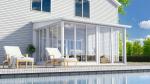 Chinese Top Hardware Sunrooms Glass Houses Container House with Polygon Roof
