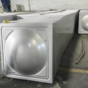 China Stainless Steel Sectional Panel Modular Drinking Water Storage Tank factory