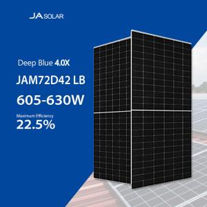 China 605w 610w 615w 620w 625w 630W N-TYPE Bifacial Double Glass Mono Solar Panel for Market factory