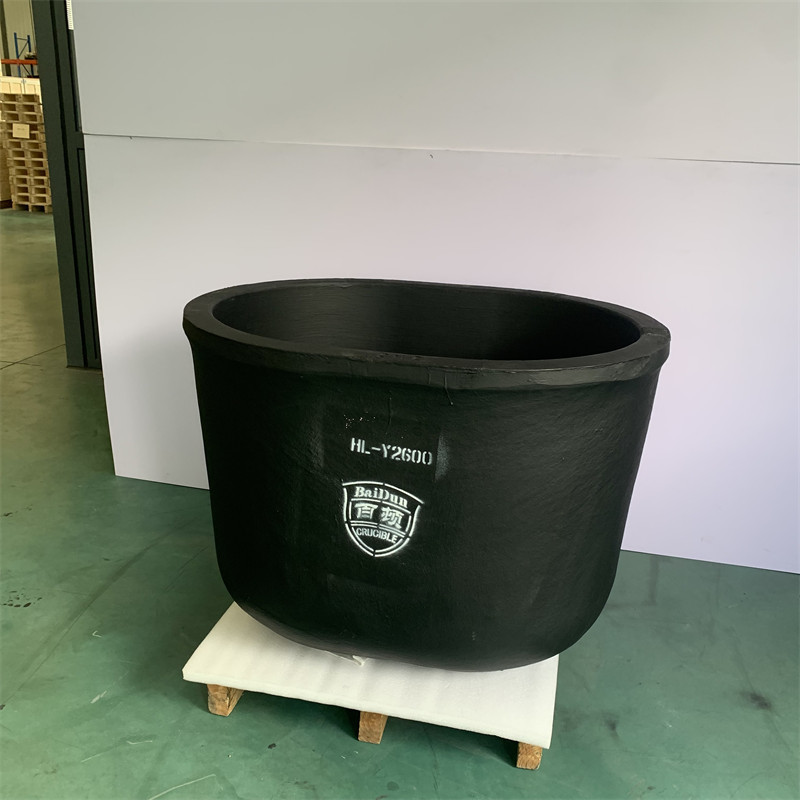 Reliable Melting Casting Graphite Clay Crucible Lightweight